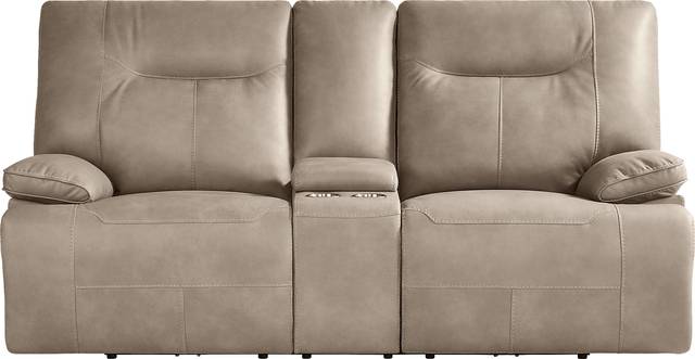 Barton Taupe 5 Pc Dual Power Reclining Living Room - Thumbnail - Image 4