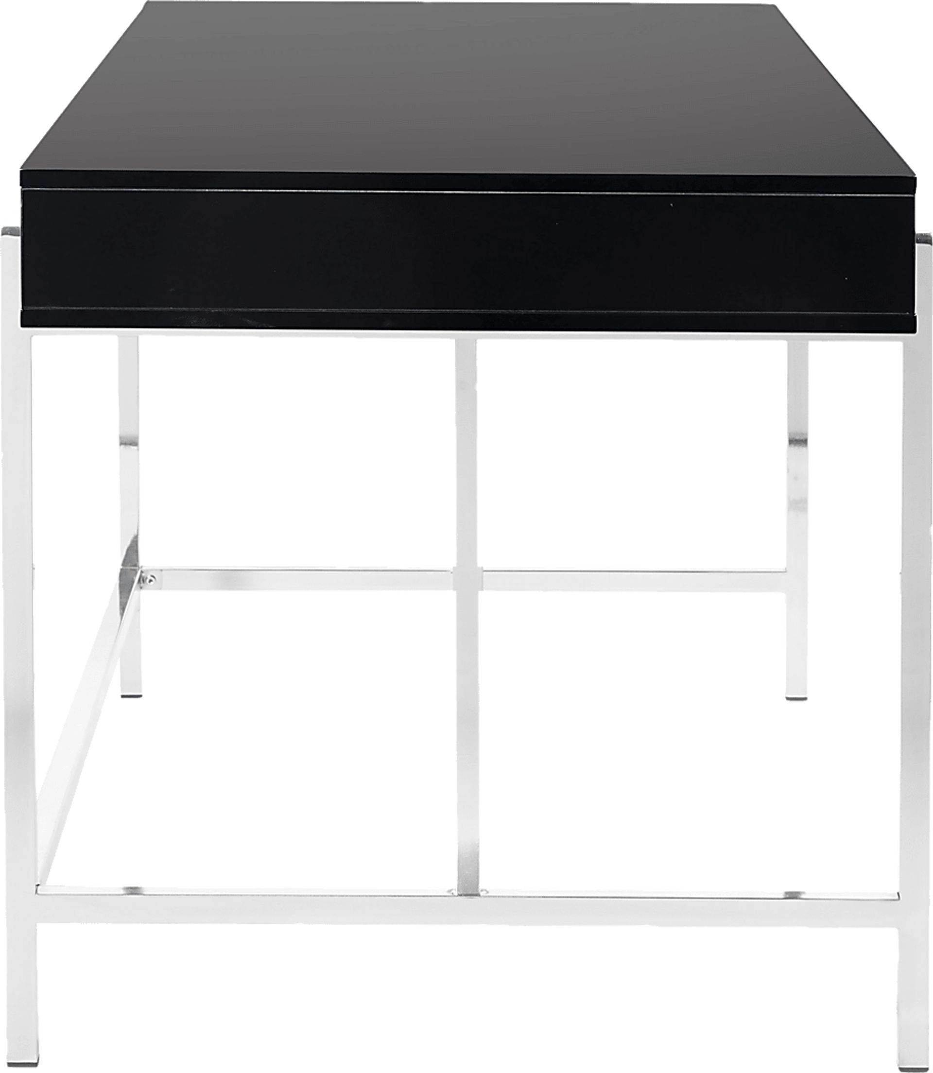 Bartonne Black/Chrome Desk - Image 7