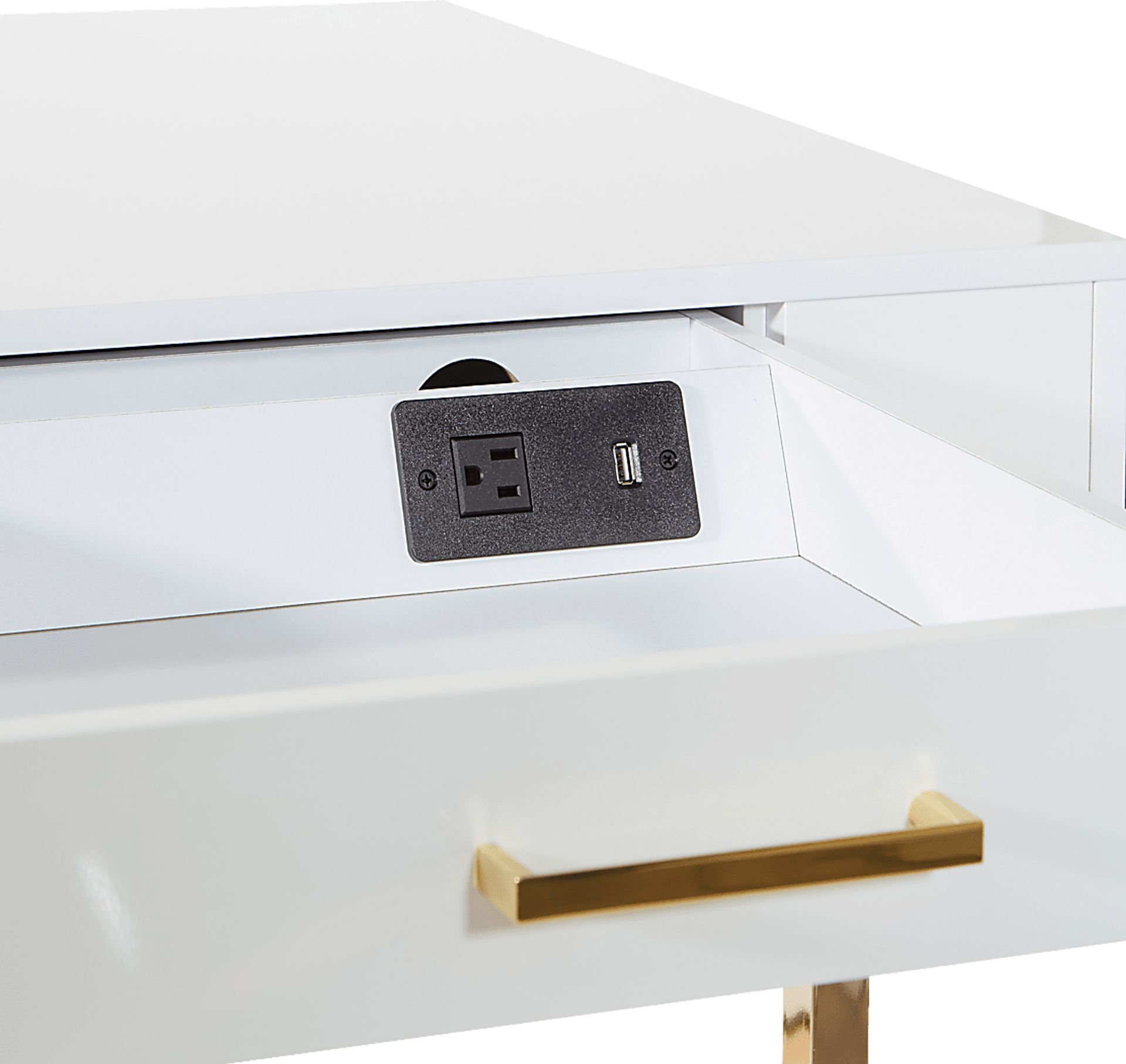 Bartonne White Desk - Image 5