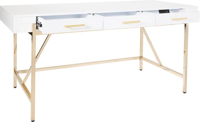 Bartonne White Desk - Thumbnail - Image 8