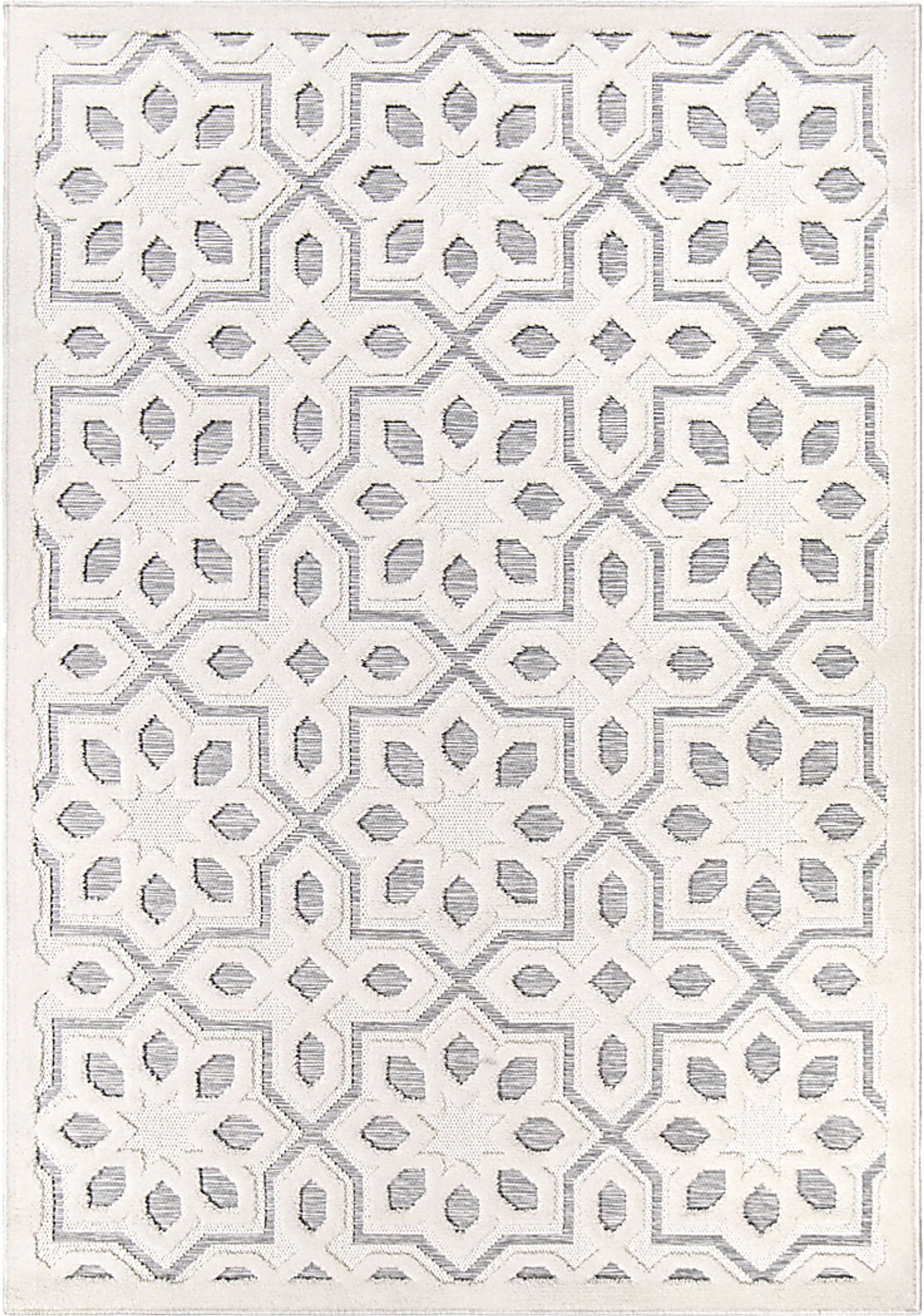 Bartow Blue 5'3 x 7'6 Rug - Image 1