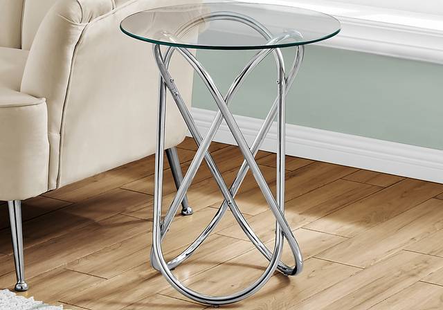Baruch Chrome Accent Table - Thumbnail - Image 3