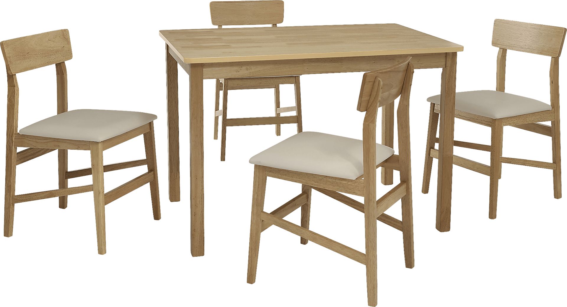 Barunda Brown 5 Pc Dining Set - Image 1