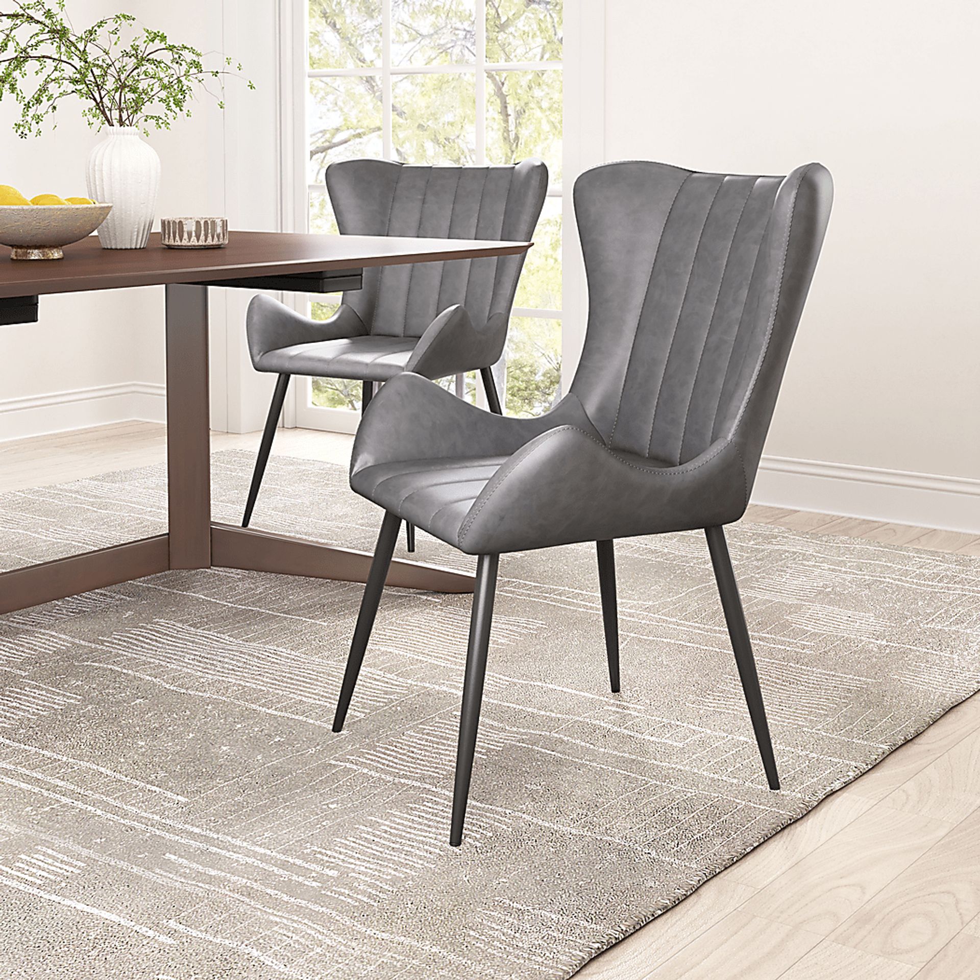 Barwinds Black Dining Chair, Set of 2 - Image 2