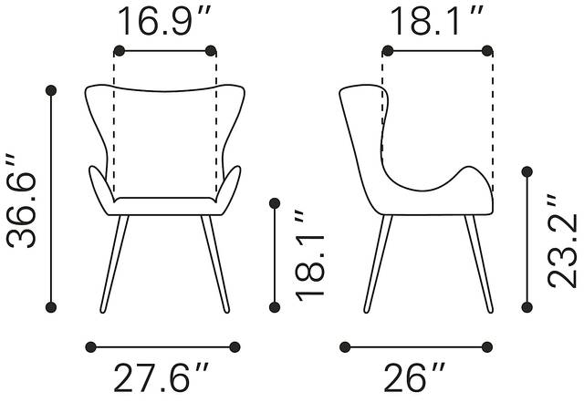 Barwinds Black Dining Chair, Set of 2 - Thumbnail - Image 9