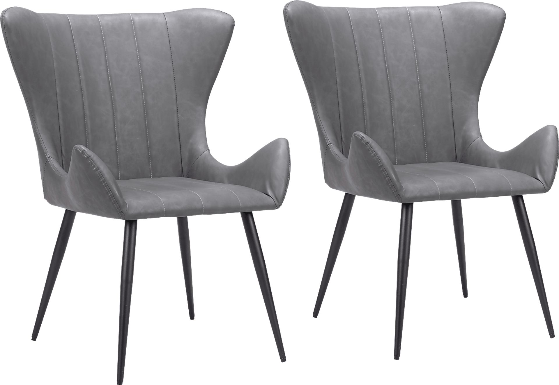 Barwinds Black Dining Chair, Set of 2 - Image 1