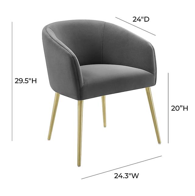 Baryan Gray Arm Chair - Thumbnail - Image 7