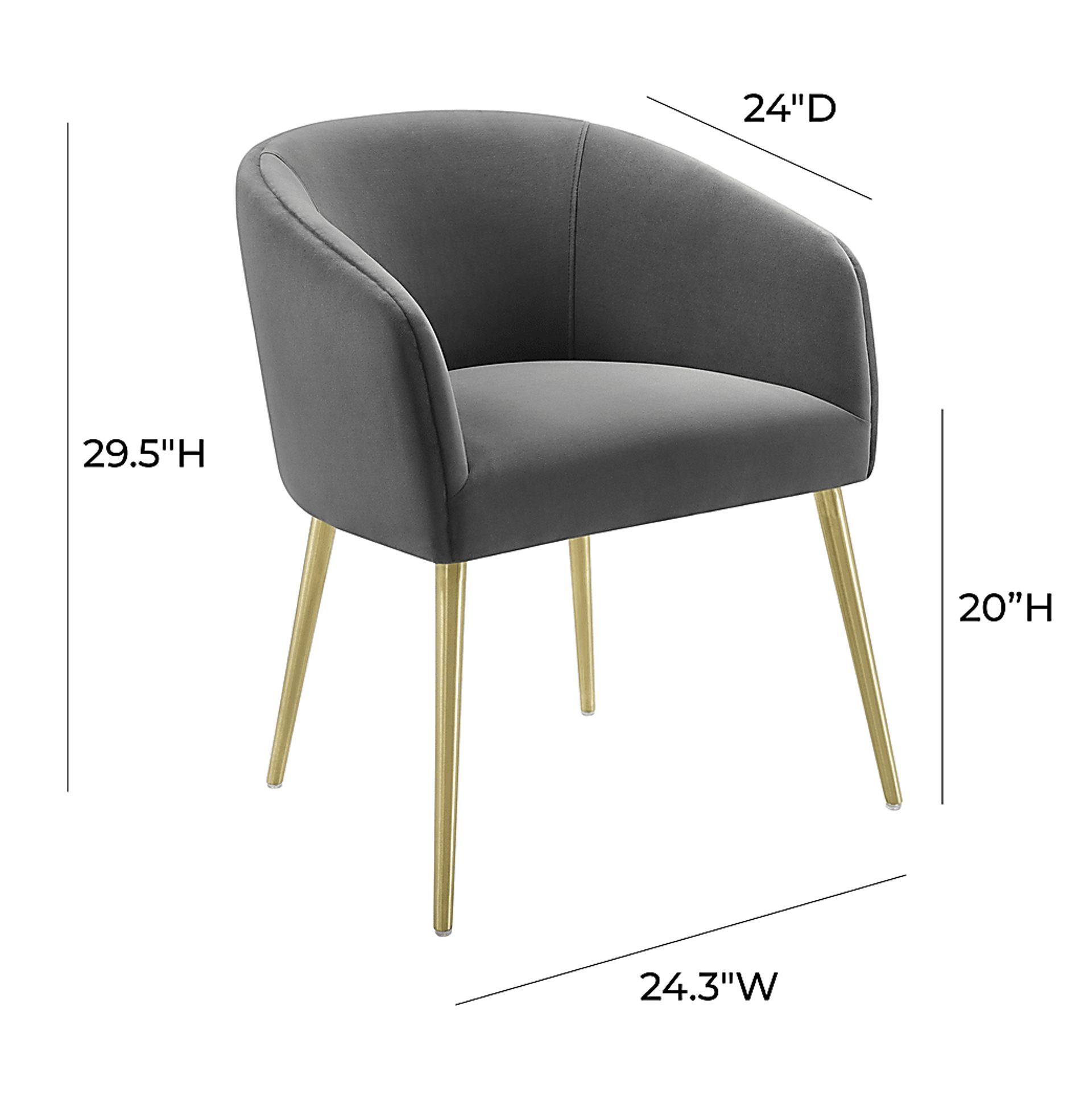 Baryan Gray Arm Chair - Image 7