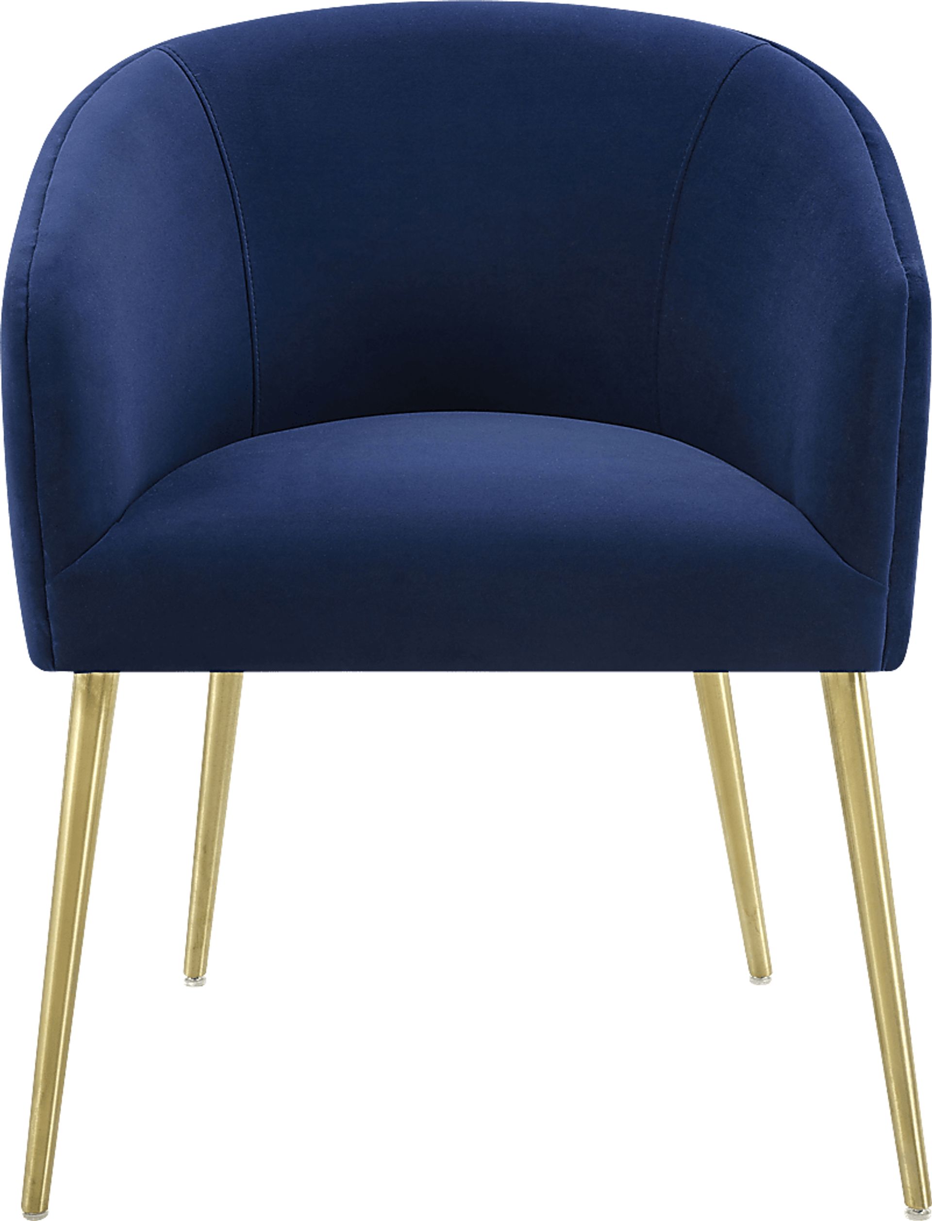 Baryan Navy Arm Chair - Image 2