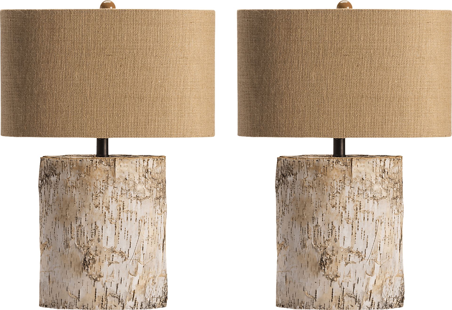 Basalt Bay Natural Lamp, set of two - Image 1
