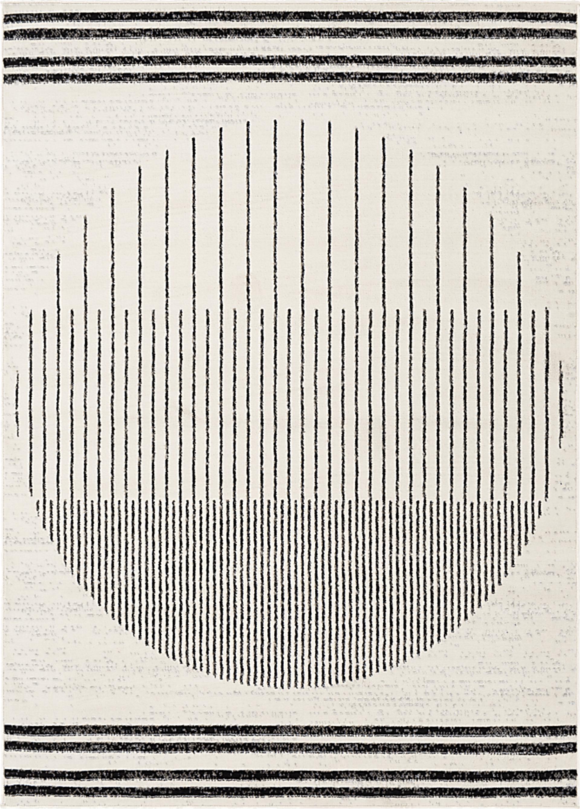 Basel Ivory 5' x 7' Rug