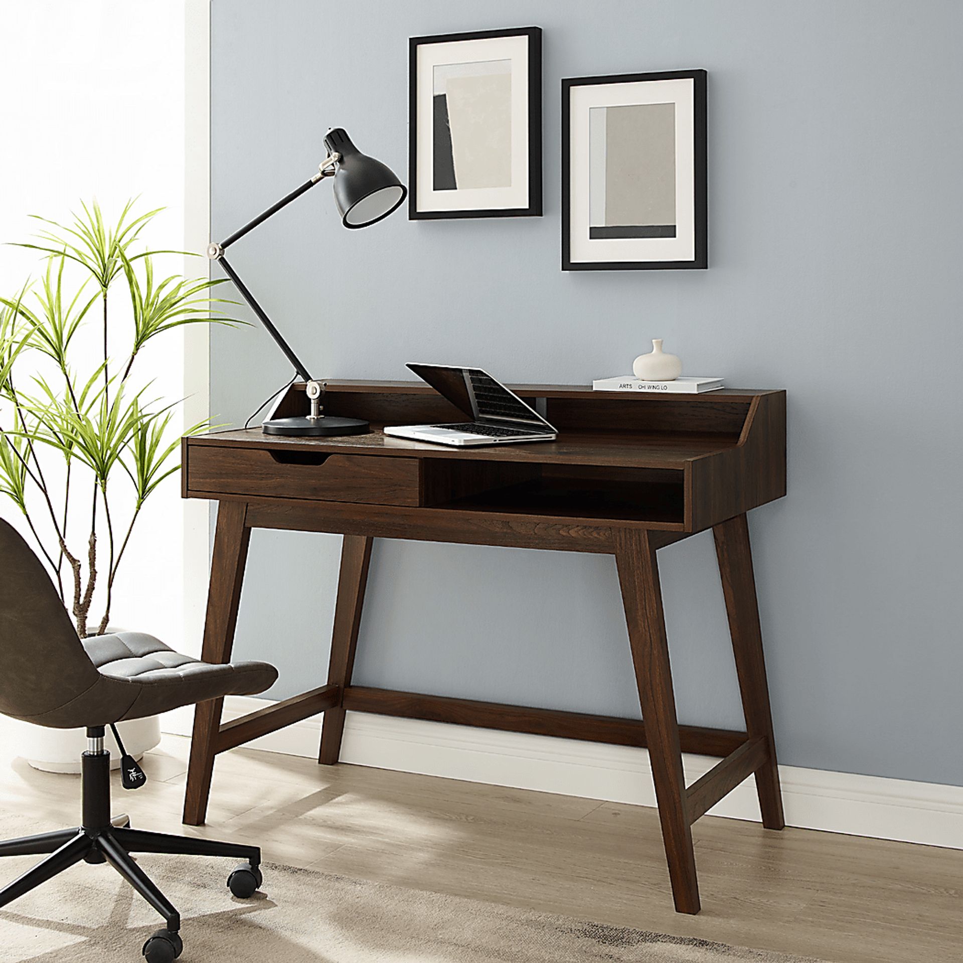 Basford Brown Desk - Image 5