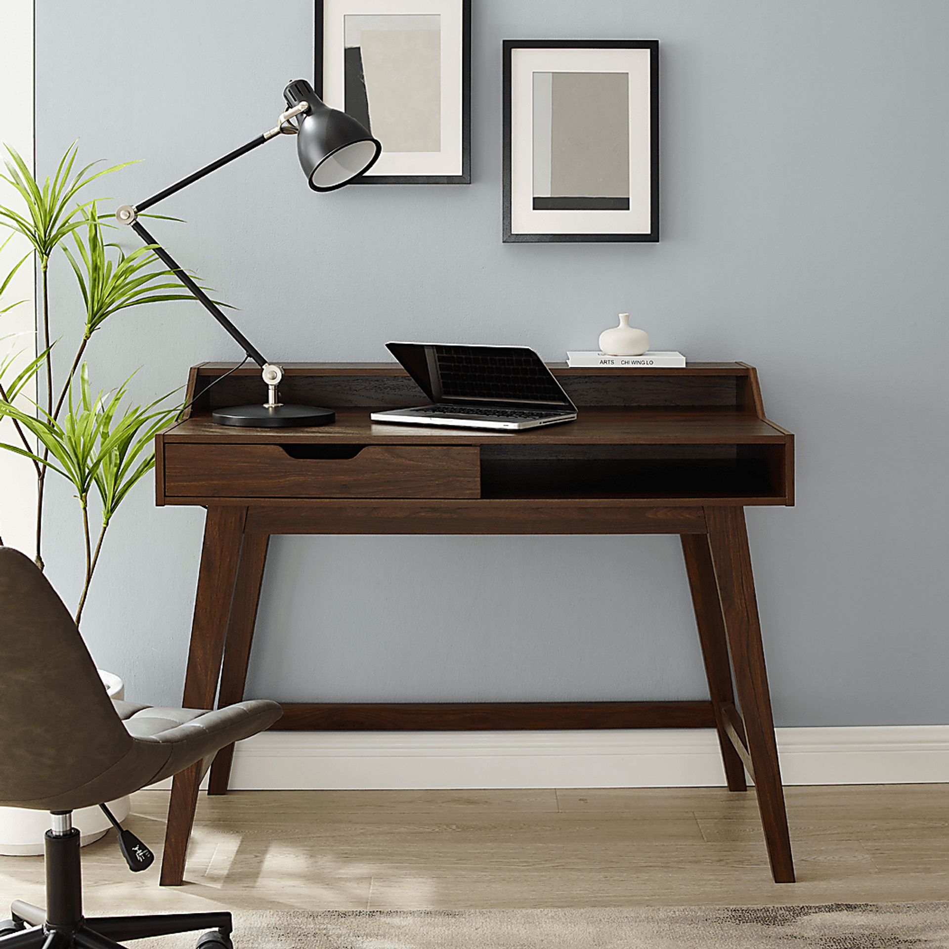 Basford Brown Desk - Image 6