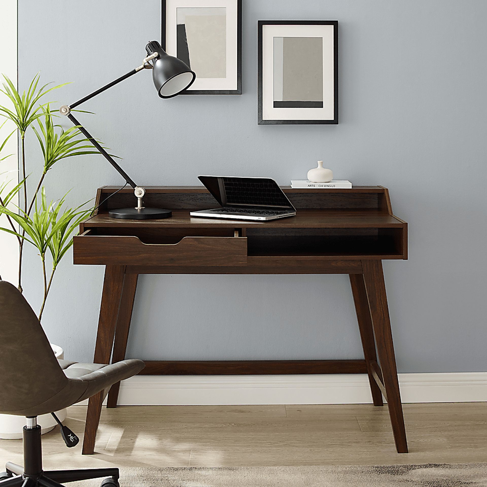 Basford Brown Desk - Image 7