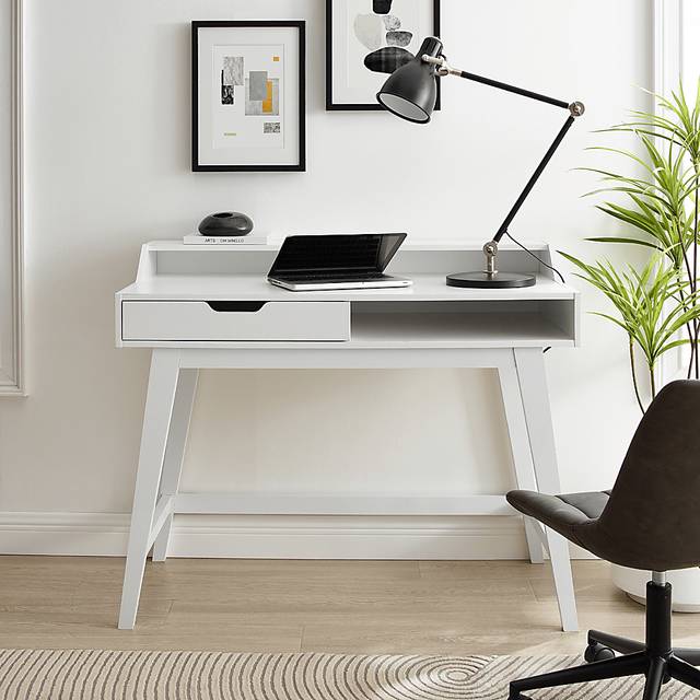 Basford White Desk - Thumbnail - Image 6