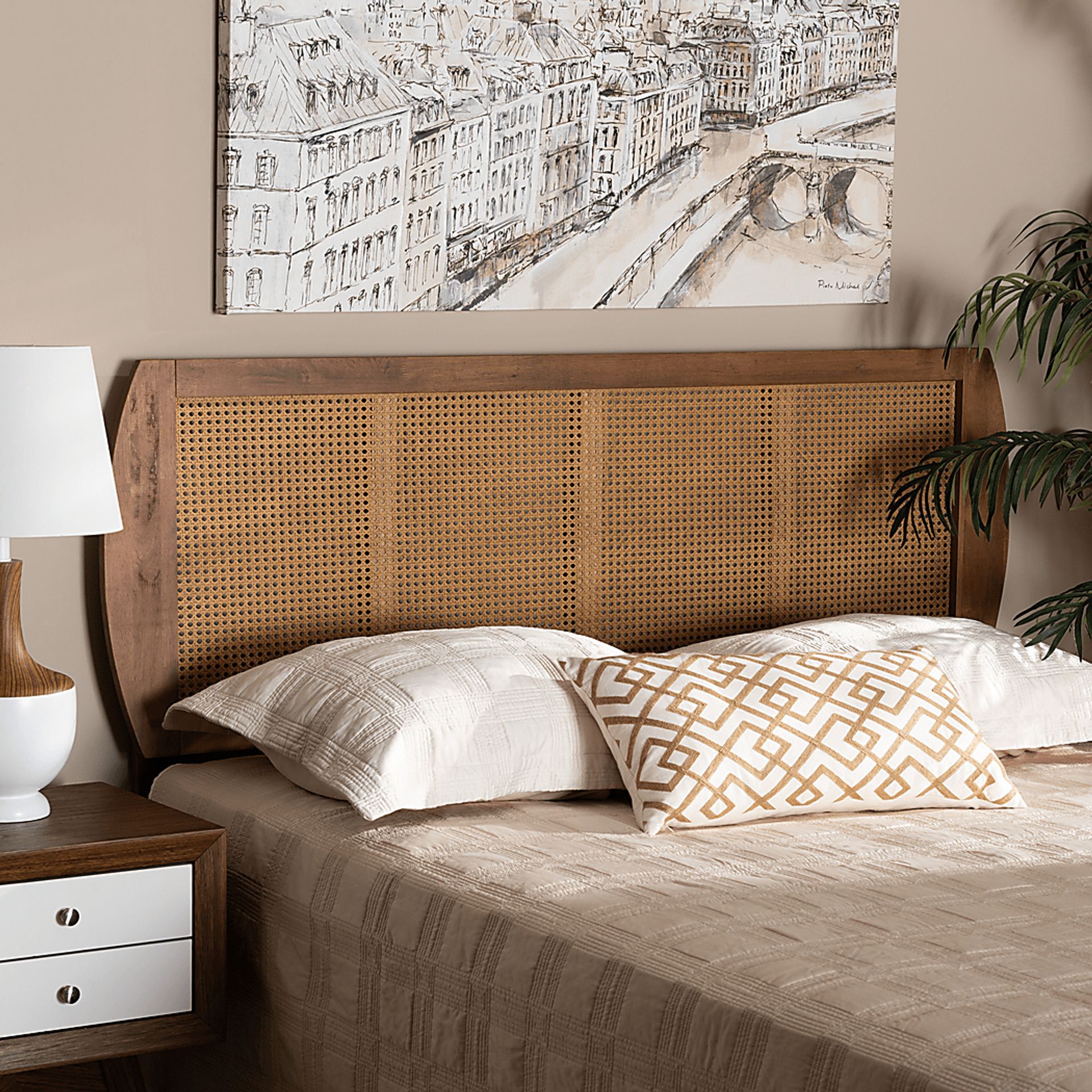 Bashwood Brown Full Headboard - Image 3