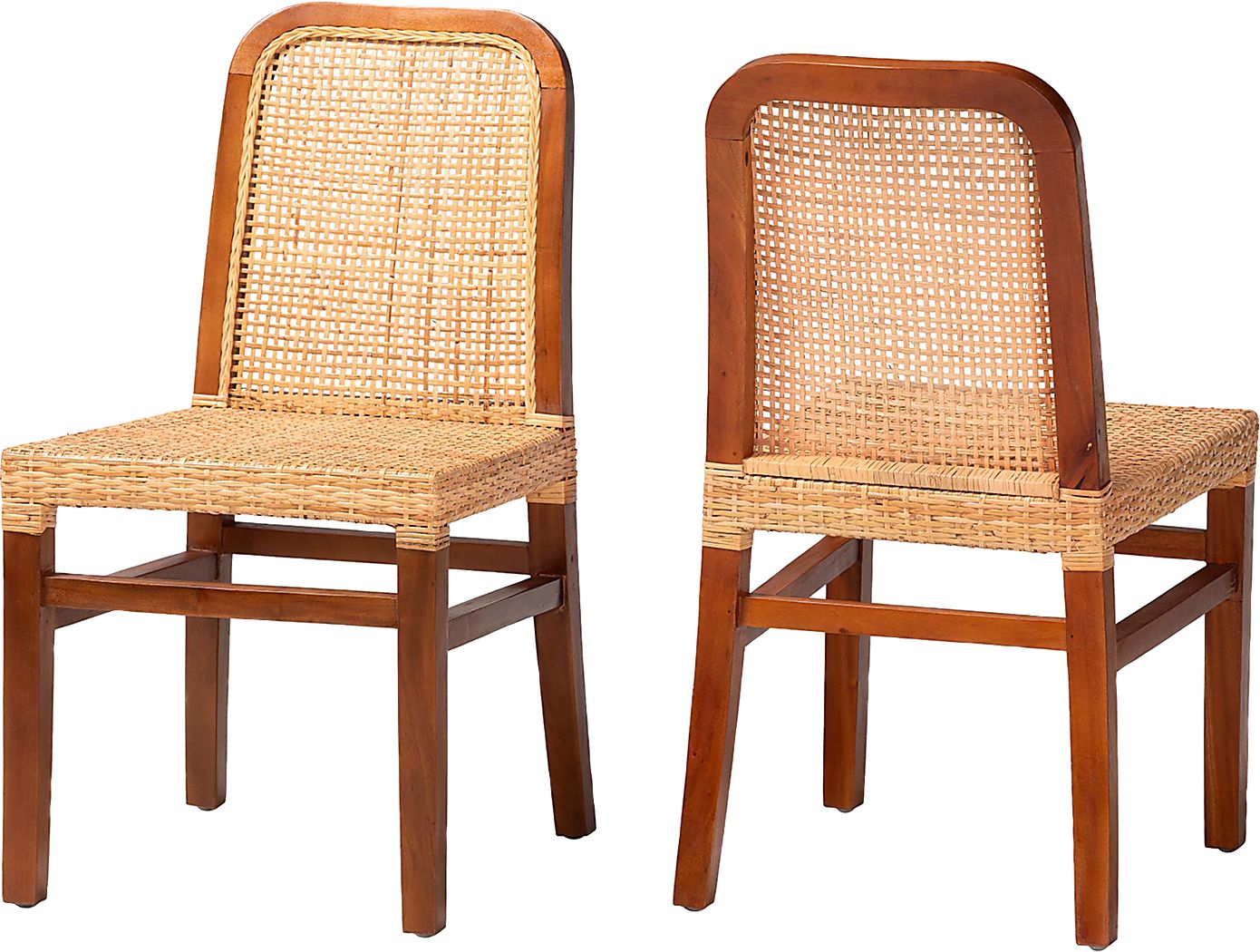 Basian Brown Side Chair, Set of 2