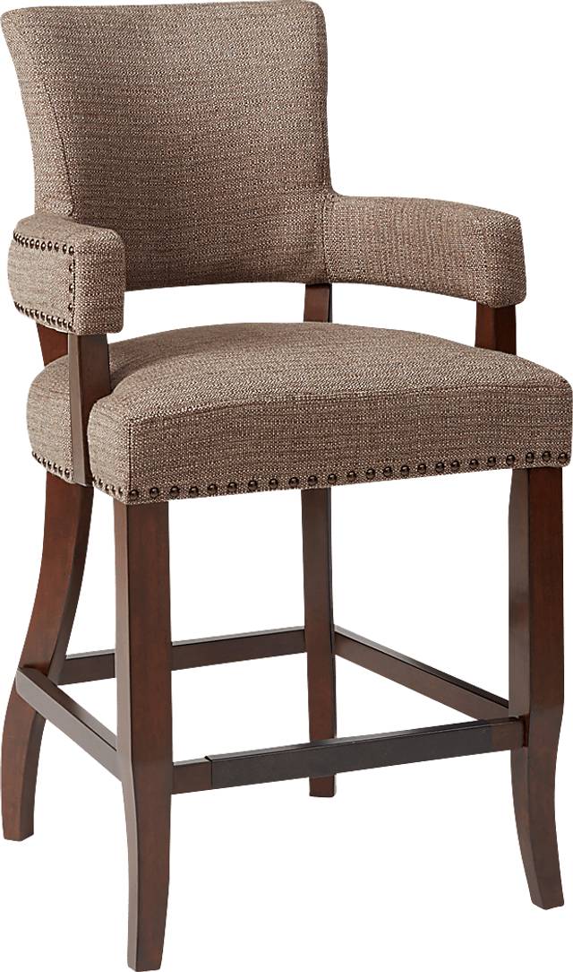 Basildon Brown Counter Height Stool - Thumbnail - Image 1