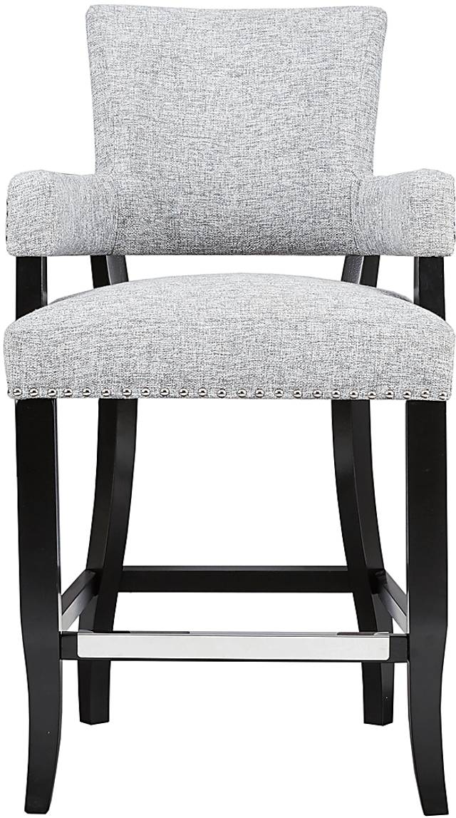Basildon Gray Counter Height Stool - Thumbnail - Image 2