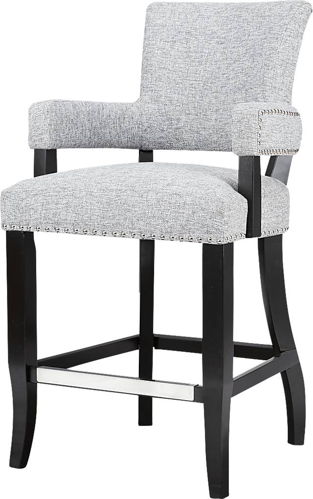 Basildon Gray Counter Height Stool - Thumbnail - Image 1