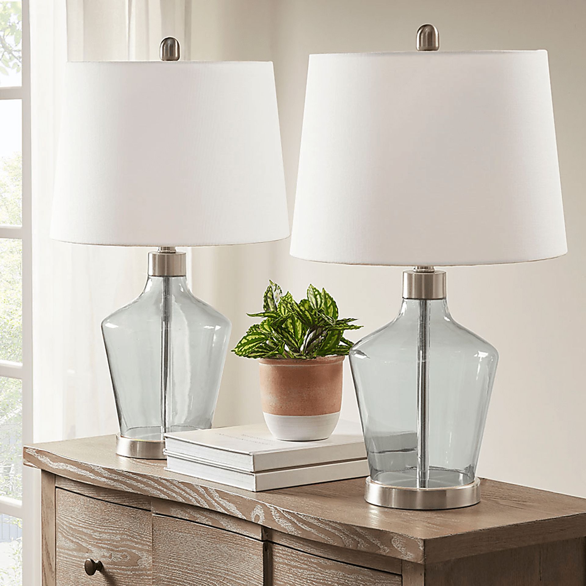 Basile Bend Gray Table Lamps, Set of 2 - Image 6