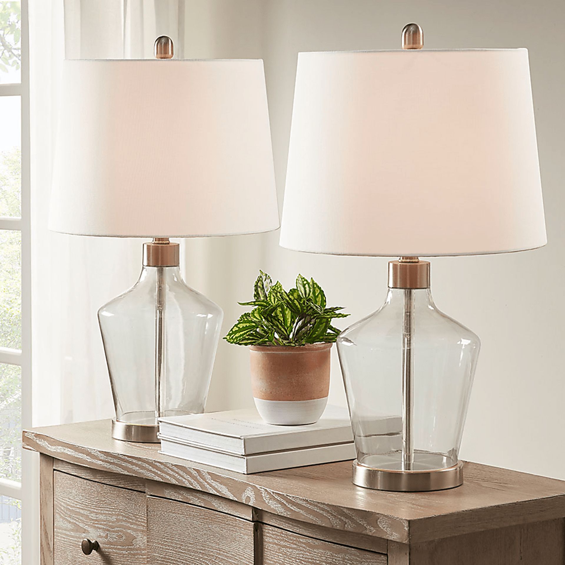 Basile Bend Gray Table Lamps, Set of 2 - Image 7