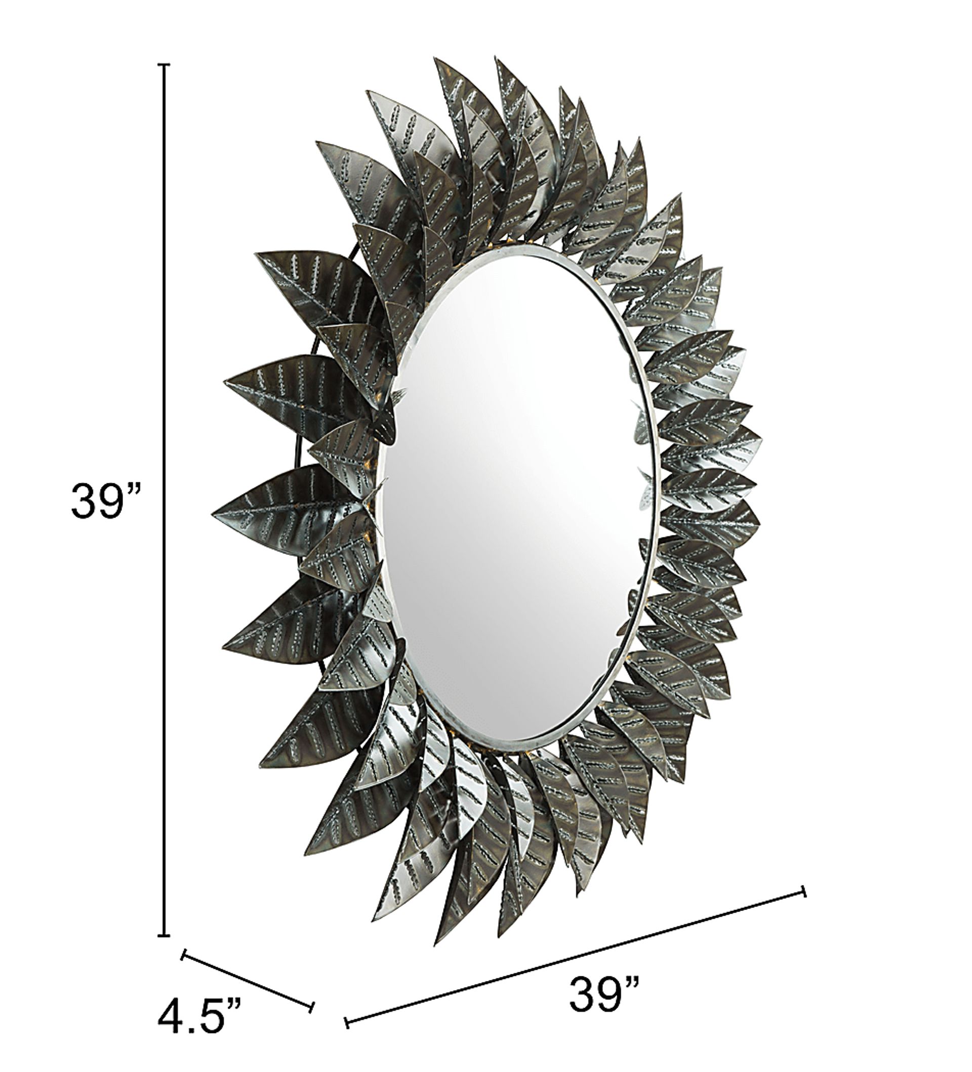 Basile Silver Mirror - Image 3