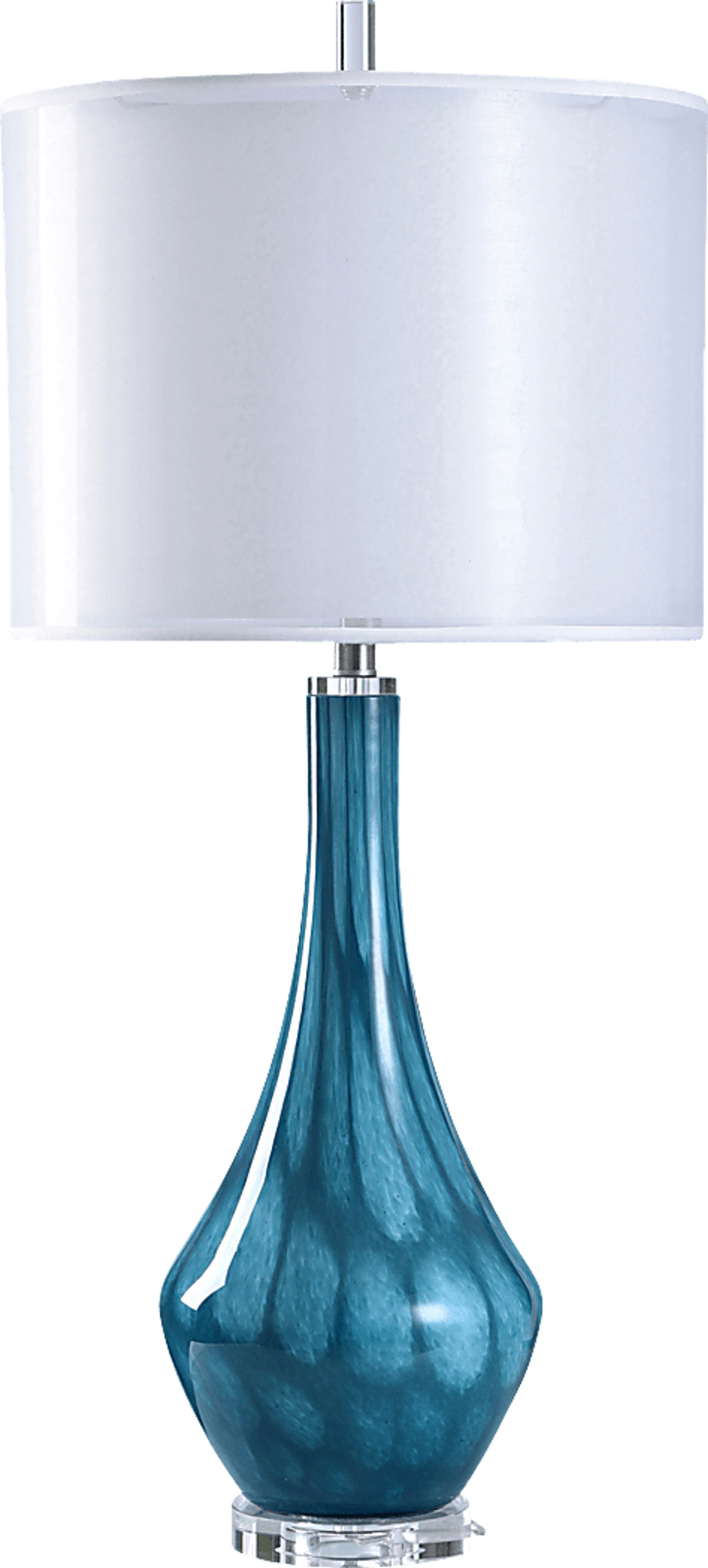 Basilone Drive Blue Lamp - Image 1