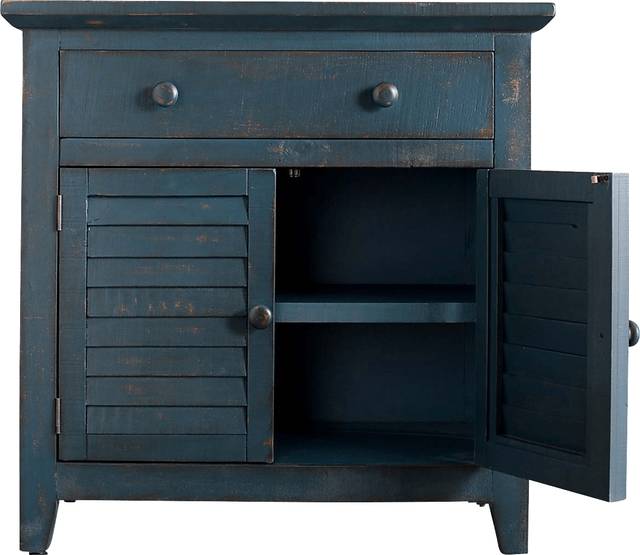 Basilwood Blue Accent Cabinet - Thumbnail - Image 2