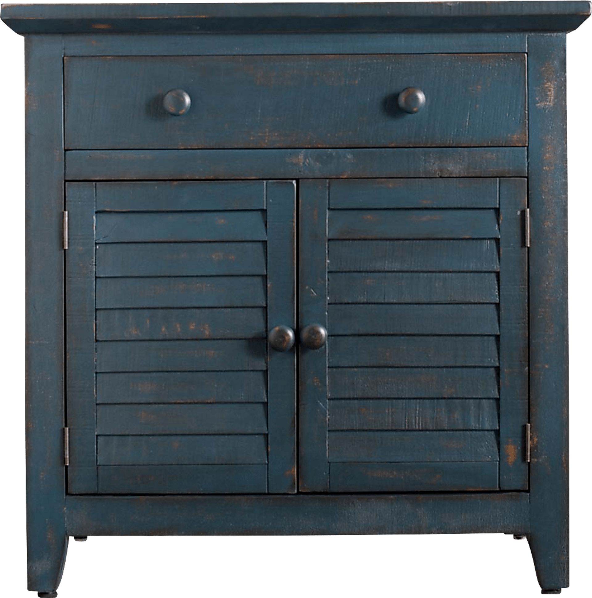 Basilwood Blue Accent Cabinet - Image 3