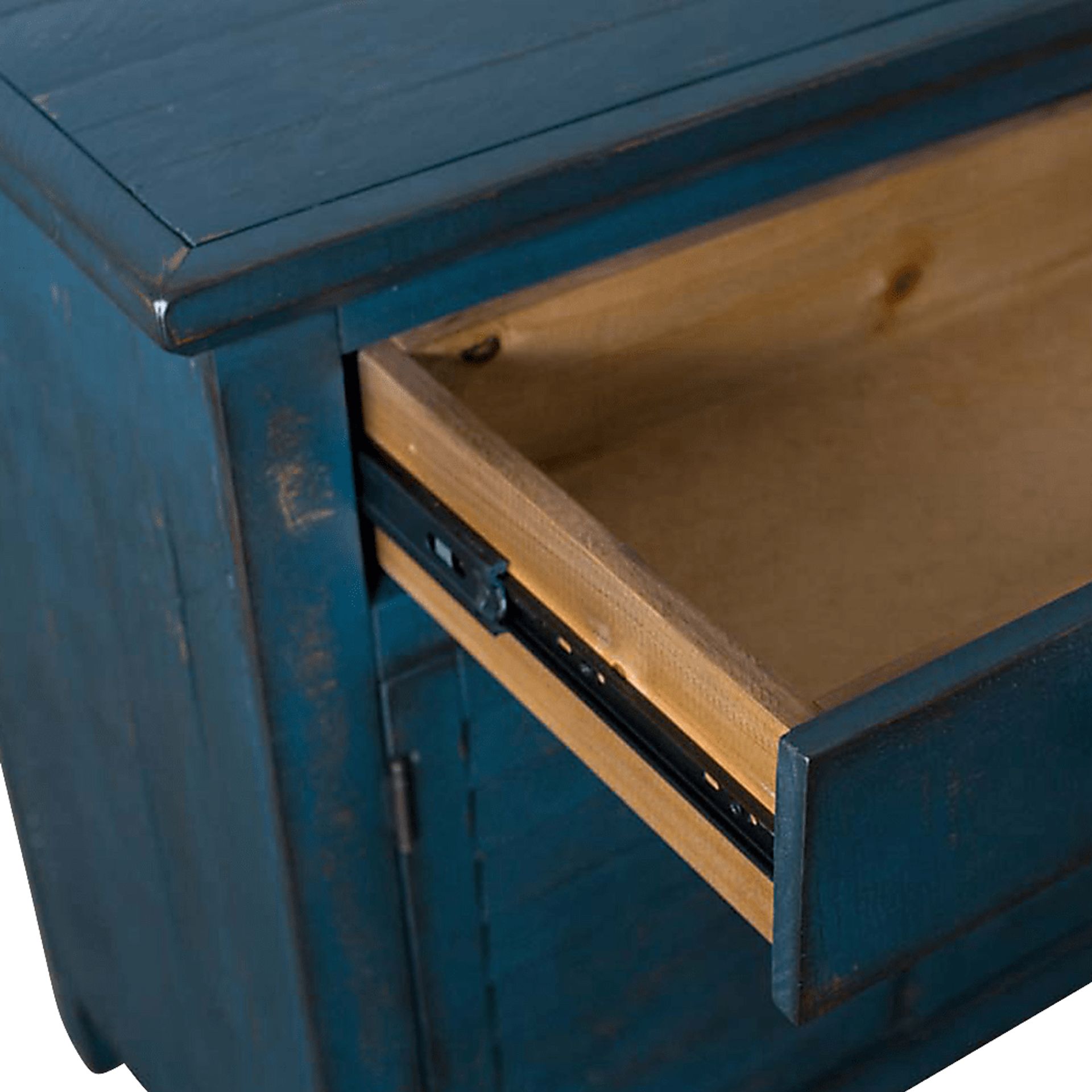Basilwood Blue Accent Cabinet - Image 6