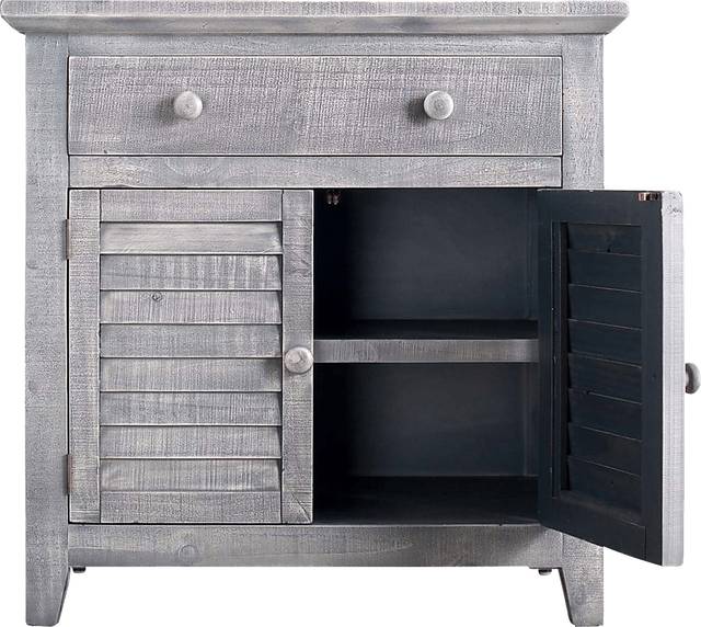 Basilwood Gray Accent Cabinet - Thumbnail - Image 2