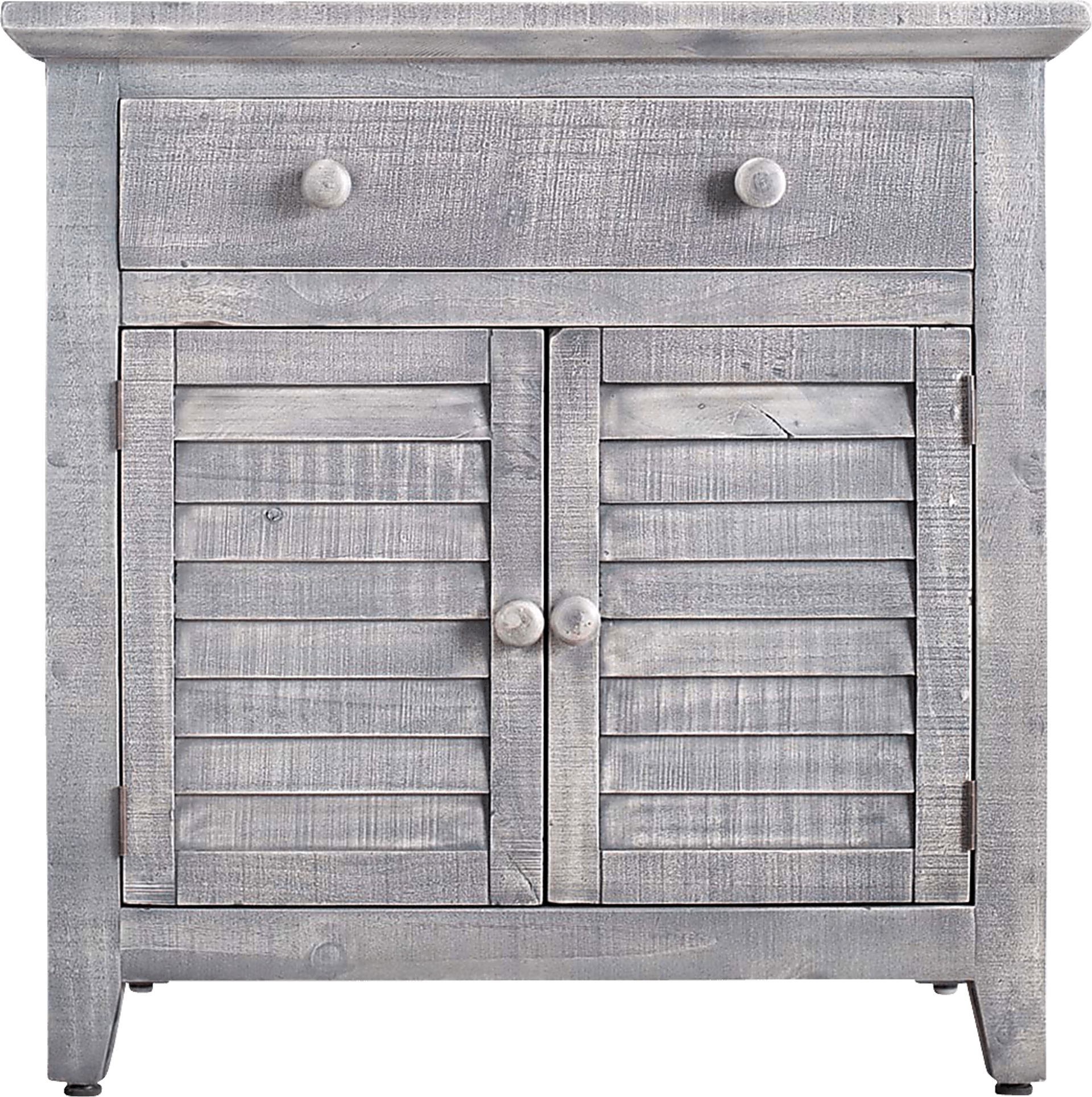 Basilwood Gray Accent Cabinet - Image 3