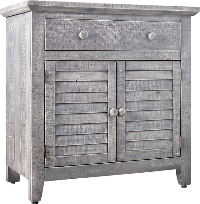 Basilwood Gray Accent Cabinet - Thumbnail - Image 1