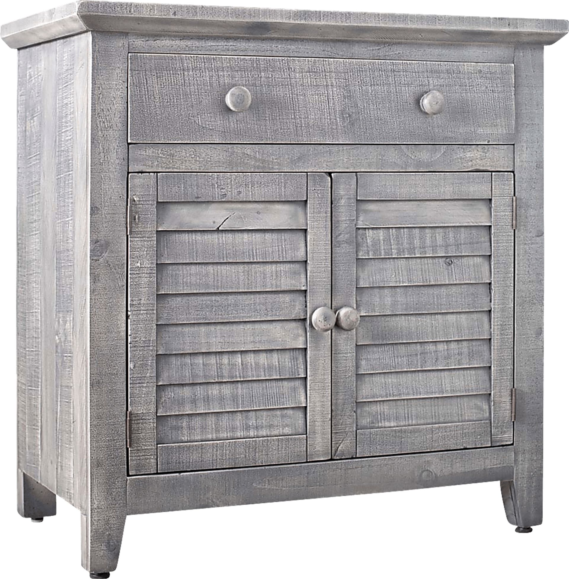 Basilwood Gray Accent Cabinet - Image 1
