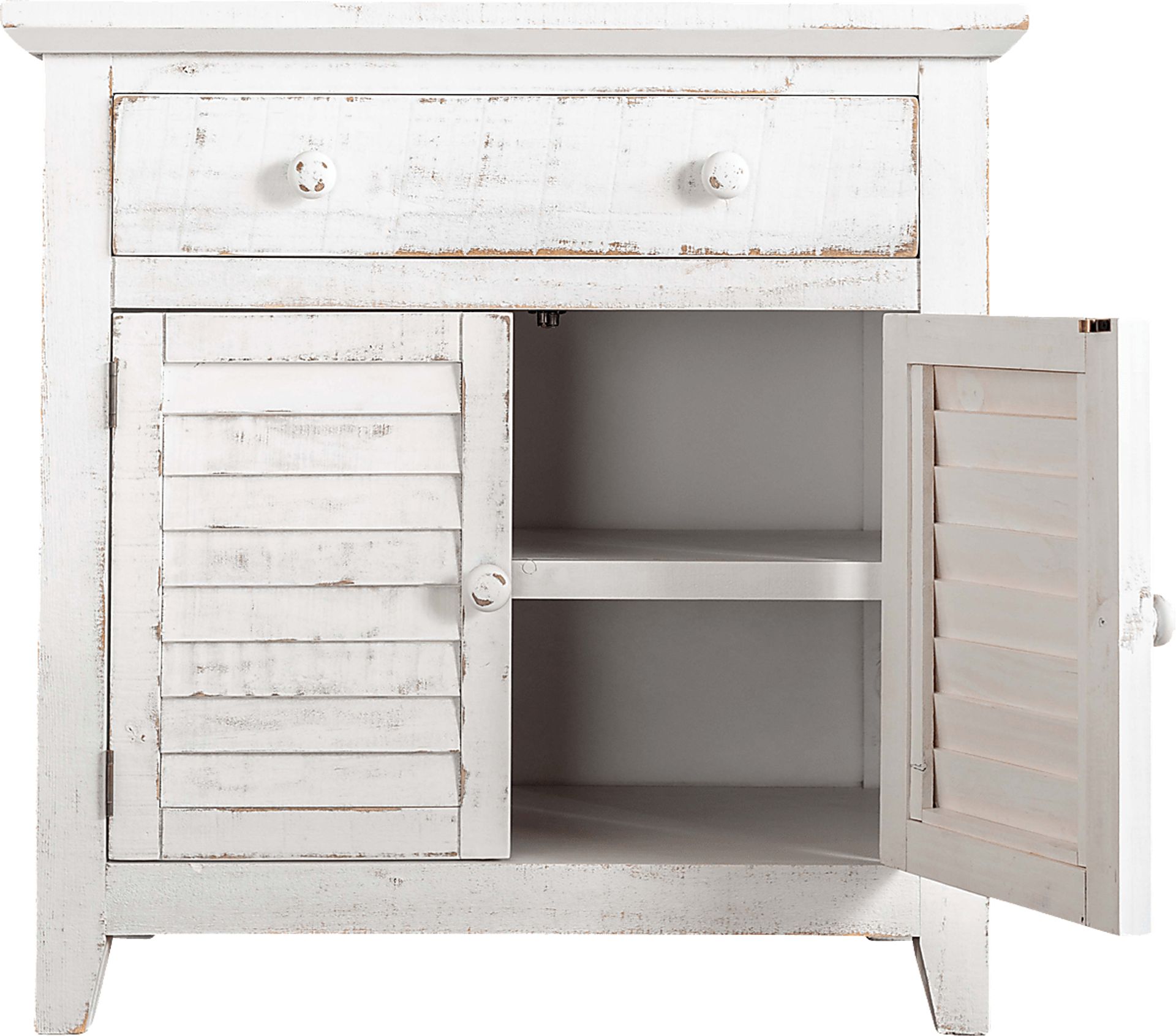 Basilwood White Accent Cabinet - Image 2