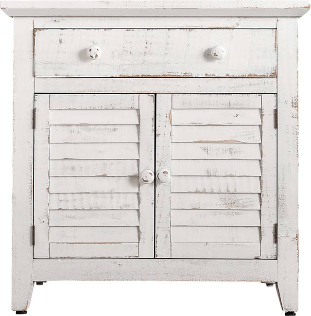 Basilwood White Accent Cabinet - Thumbnail - Image 3