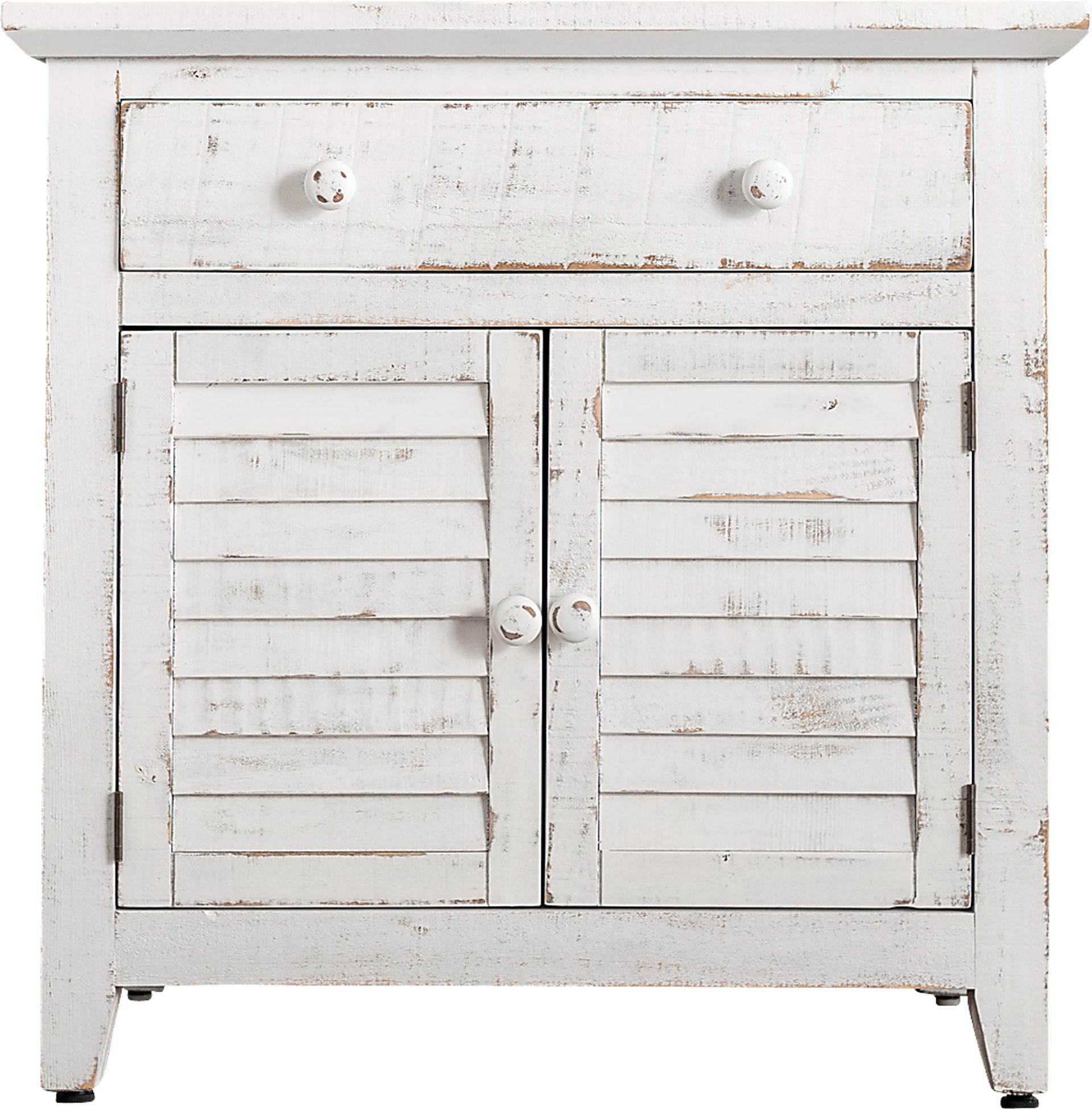 Basilwood White Accent Cabinet - Image 3
