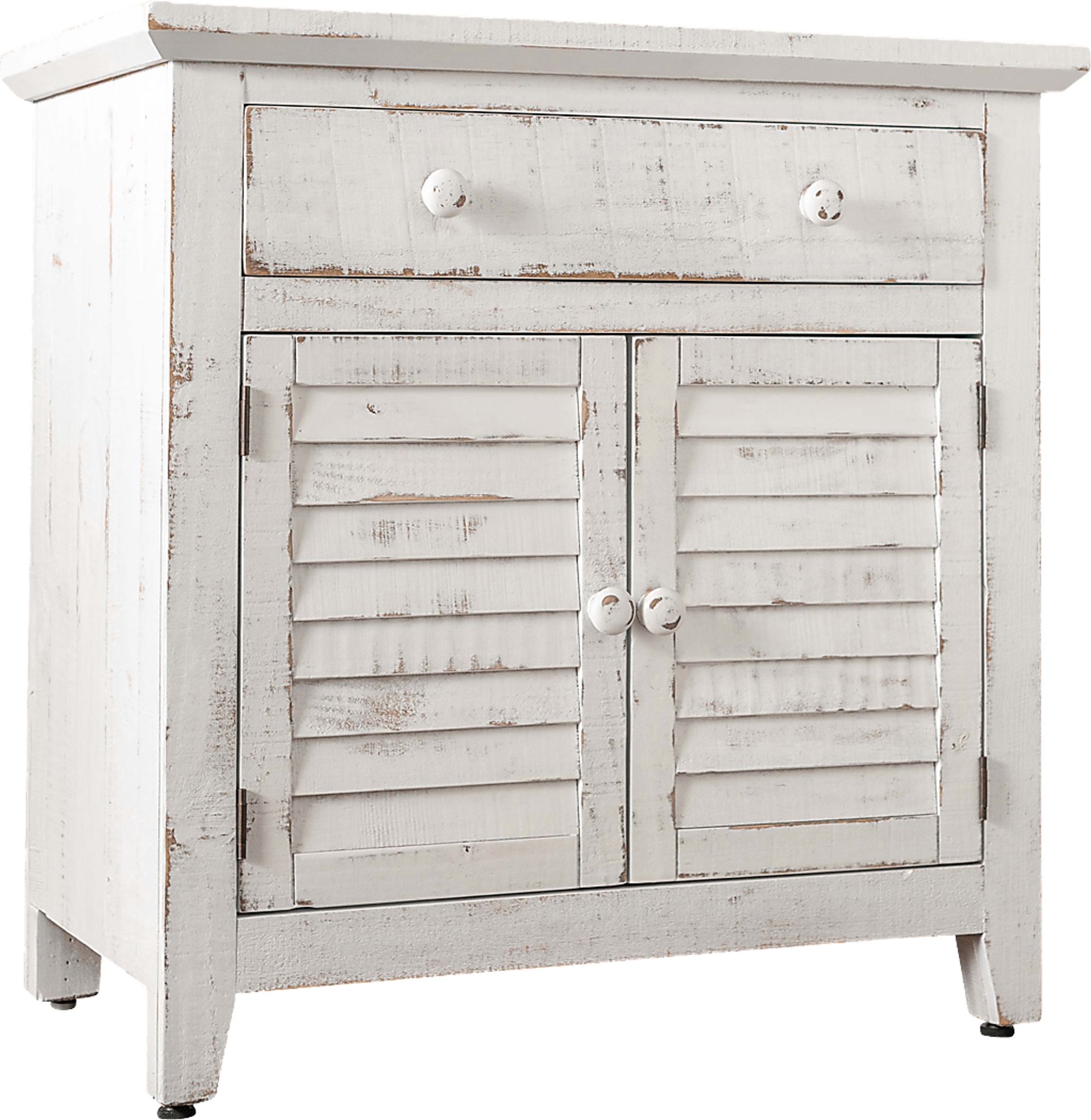 Basilwood White Accent Cabinet - Image 1