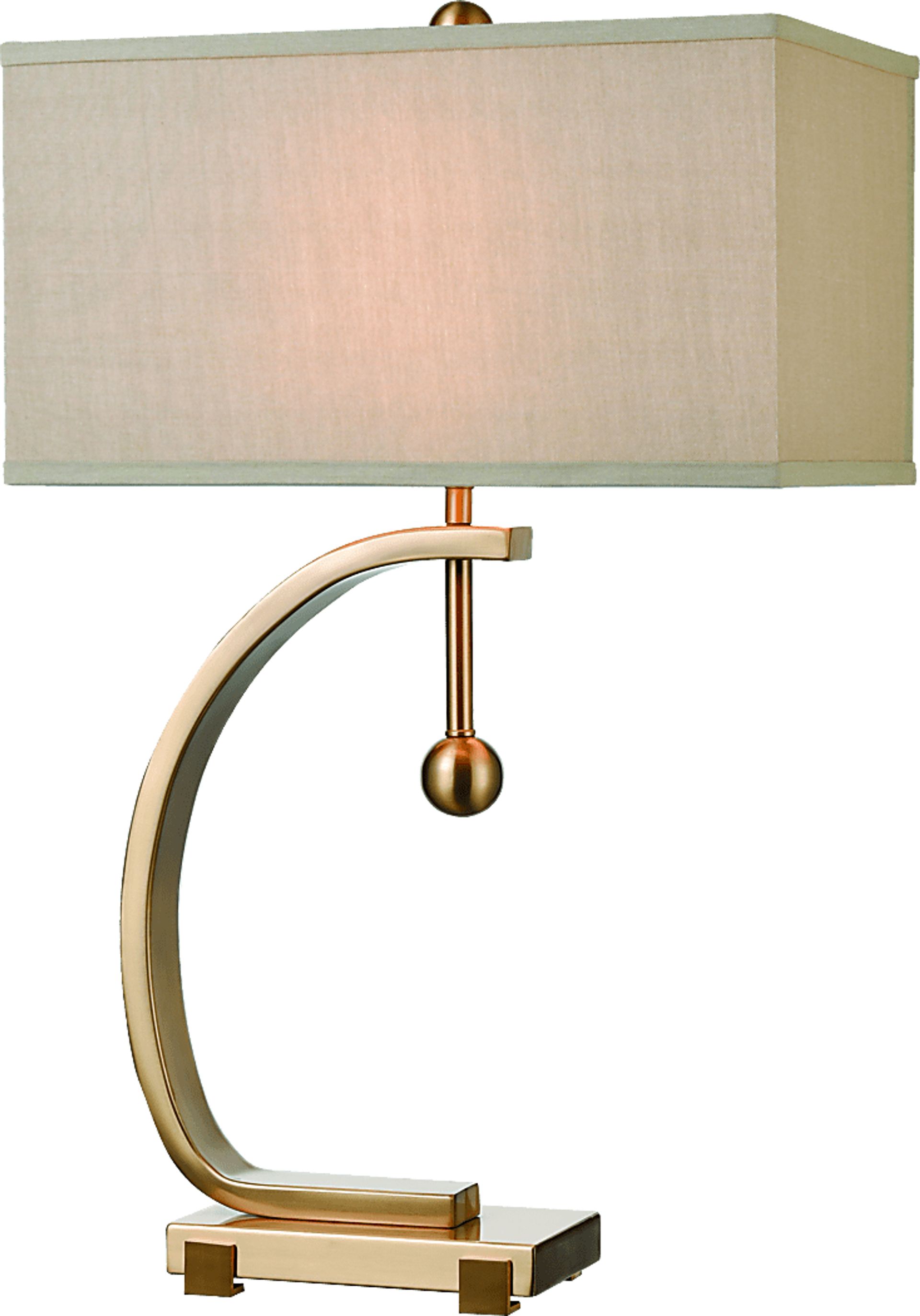Basin Grove Gold Lamp - Image 1