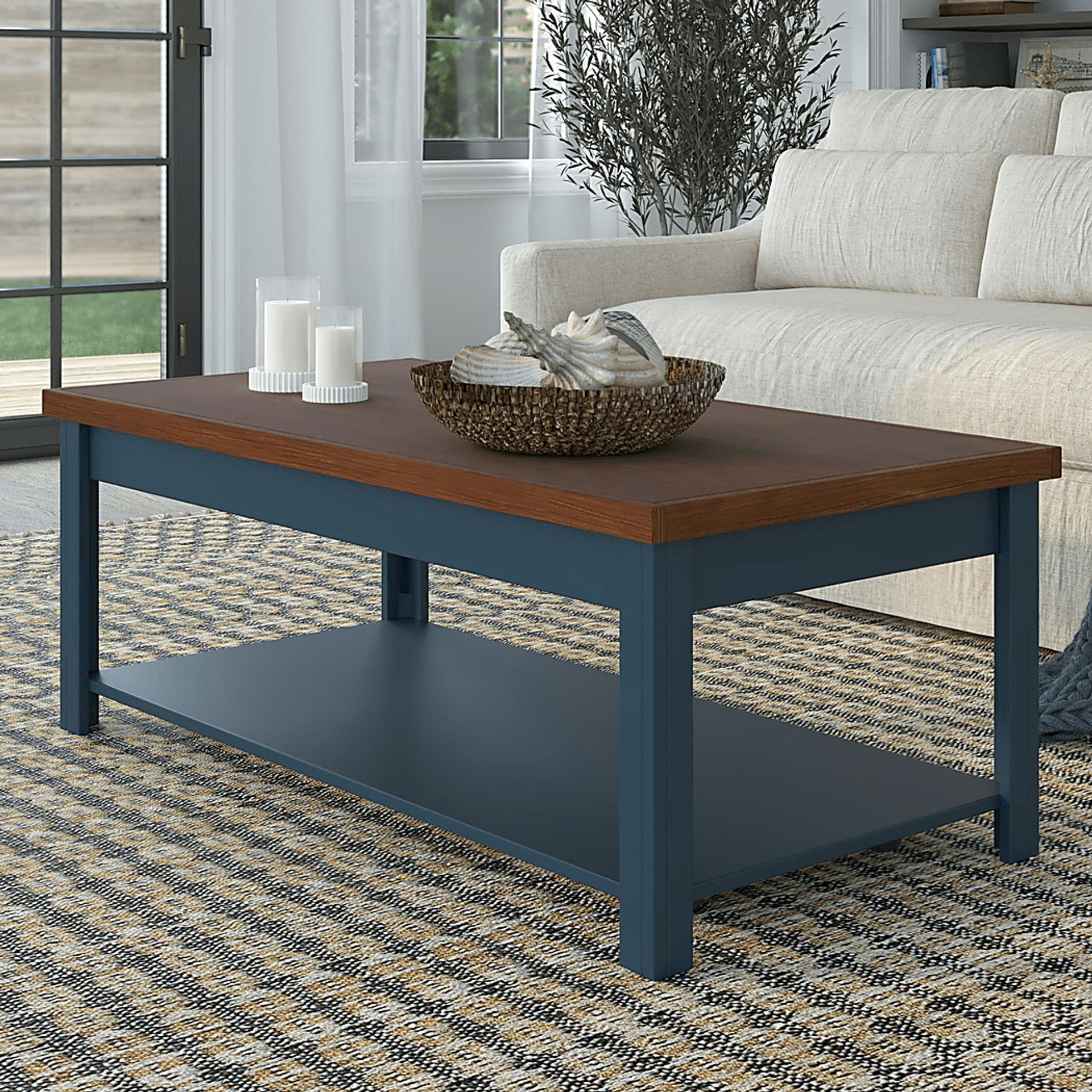 Trisano Blue Coffee Table - Image 2