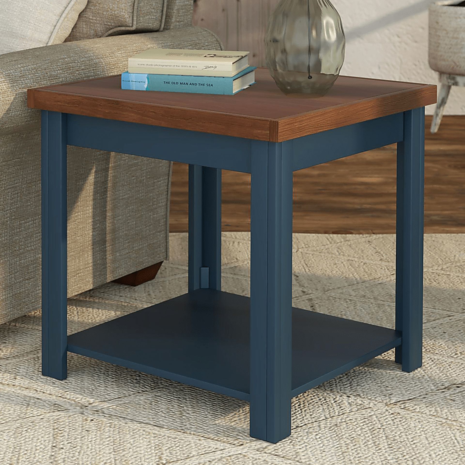 Trisano Blue End Table - Image 2