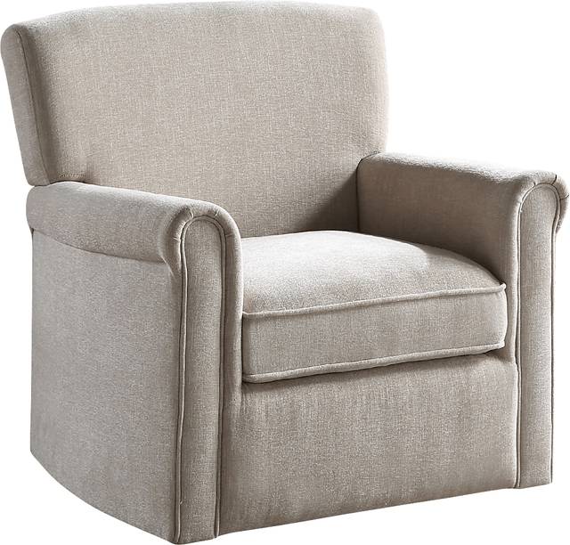Baslow Oatmeal Accent Chair - Thumbnail - Image 1