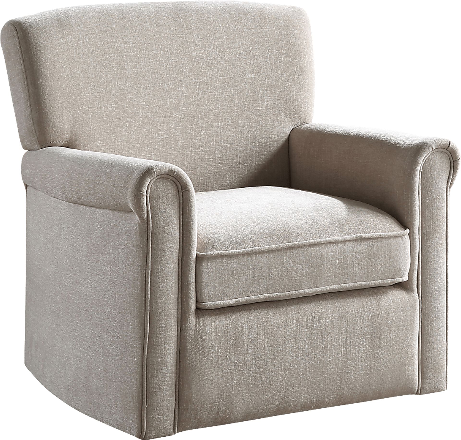 Baslow Oatmeal Accent Chair - Image 1