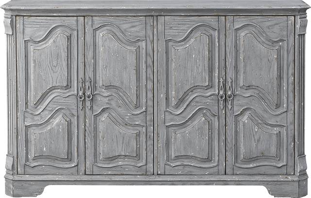 Bassdale Gray Credenza - Thumbnail - Image 2
