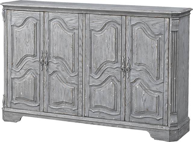 Bassdale Gray Credenza - Thumbnail - Image 1