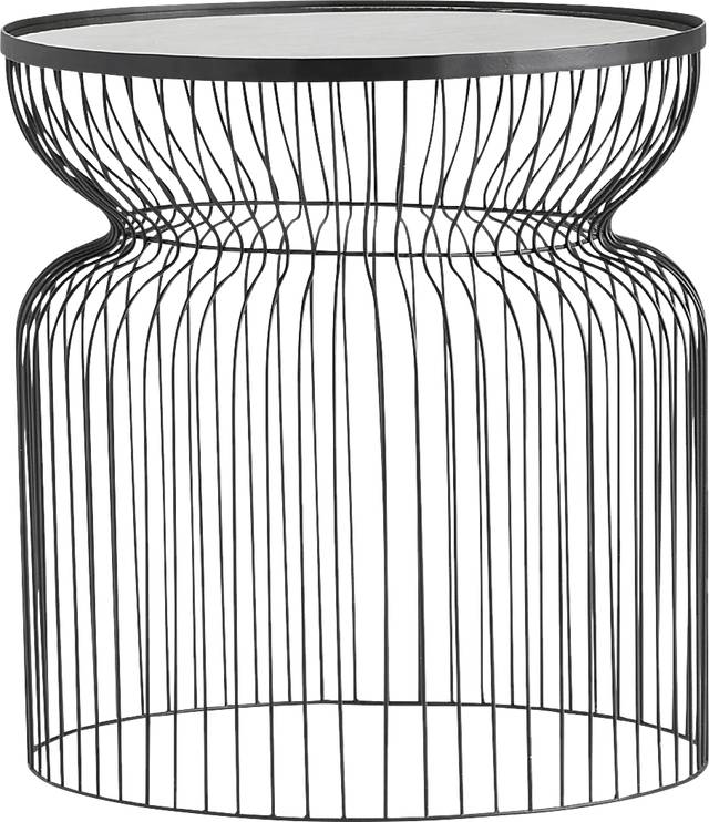 Bassfield Black End Table - Thumbnail - Image 1