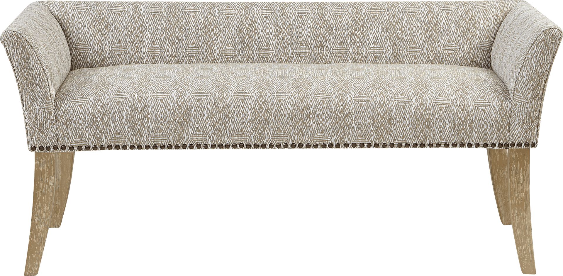 Bastgone Taupe Accent Bench - Image 2