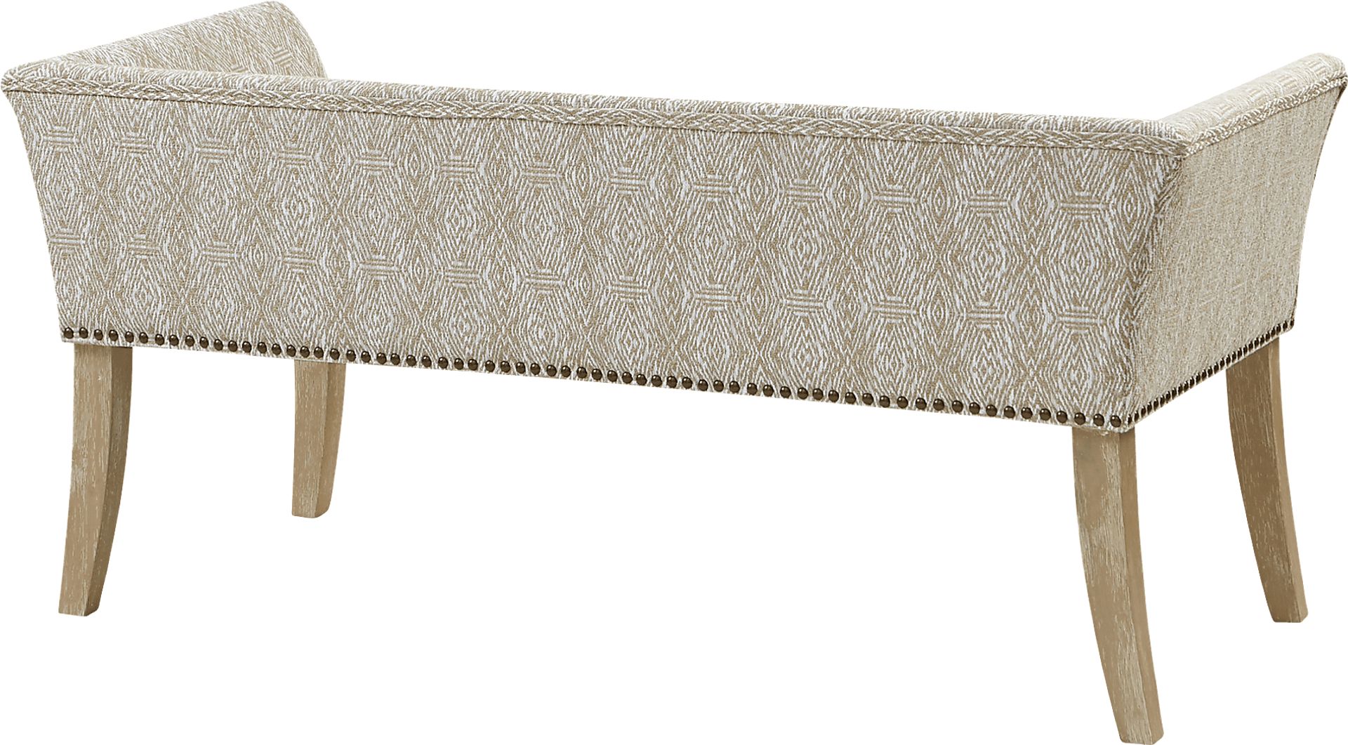 Bastgone Taupe Accent Bench - Image 4