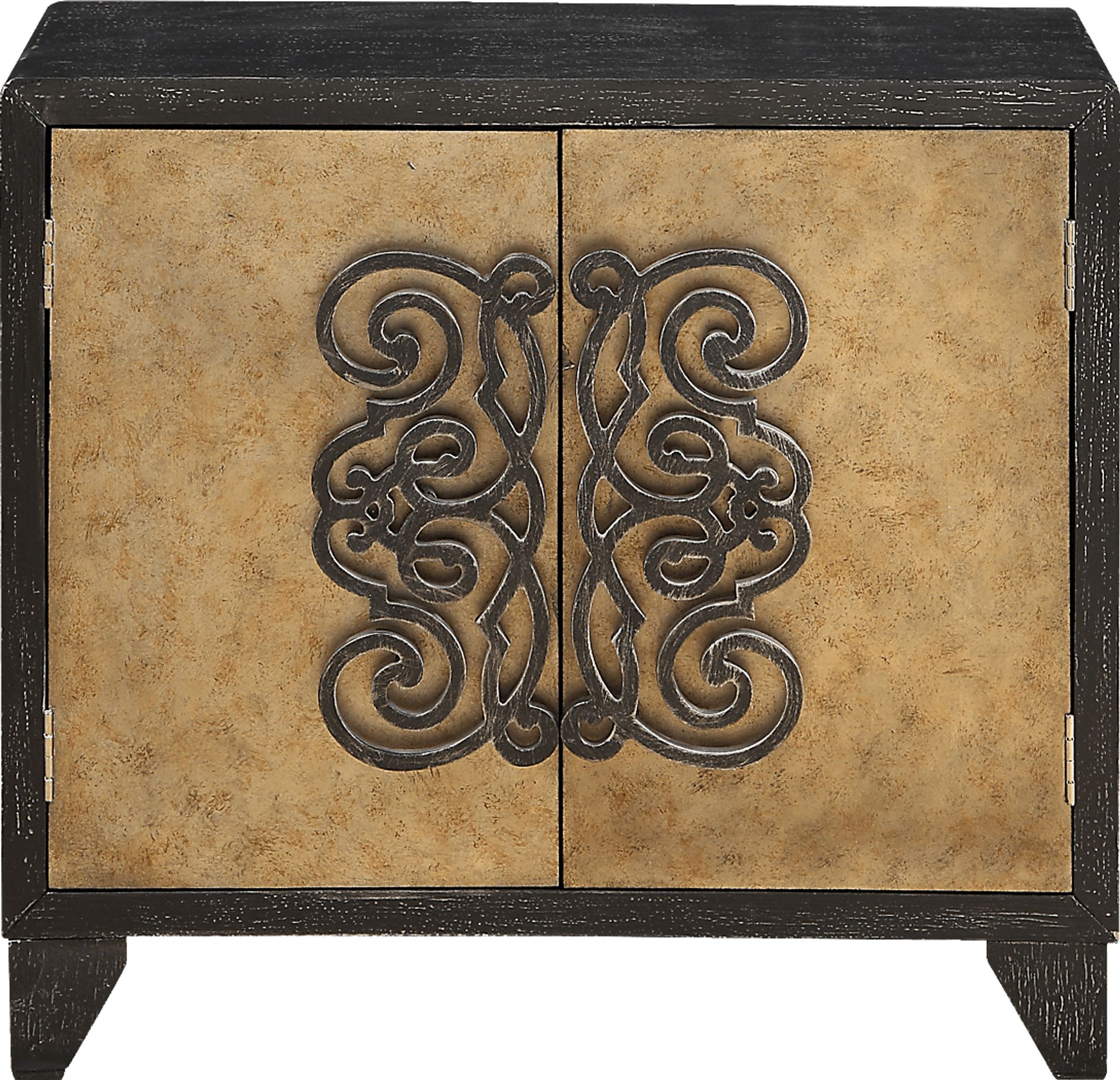 Bastion Black Accent Cabinet - Image 2